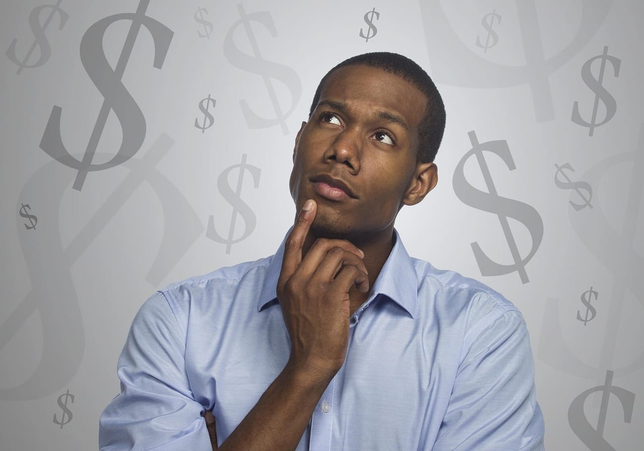 man, thinking, money, debt, mortgage, investment, sales, interests, dollar, symbol, businessman, budget, expenses, costs, salary, paycheck, debt, debt, debt, budget, budget, budget, budget, salary, salary, salary, salary, salary, paycheck, paycheck and the 50/30/20 budget rule
